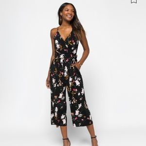 Kaileigh Rice Knit Crop Jumpsuit - NWT